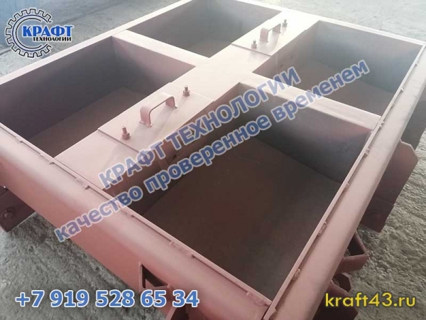 Комплектация металлоформы Блок бетонный Б-2-20-40 на 4 изделия