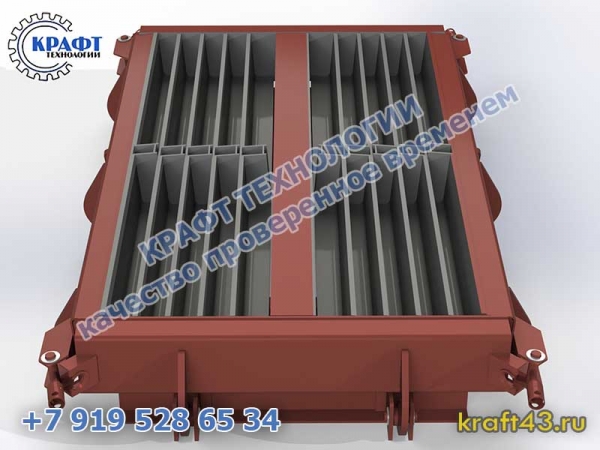 Комплектация металлоформы БР 3000х300x150 веерная