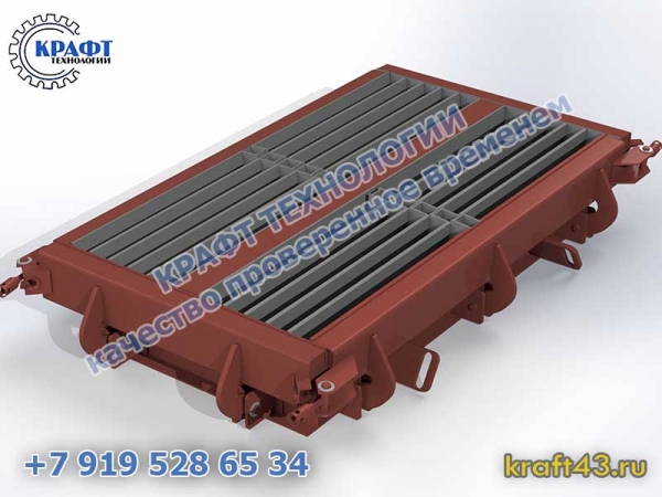 Сборка металлоформы БР 3000х300х150 веерная
