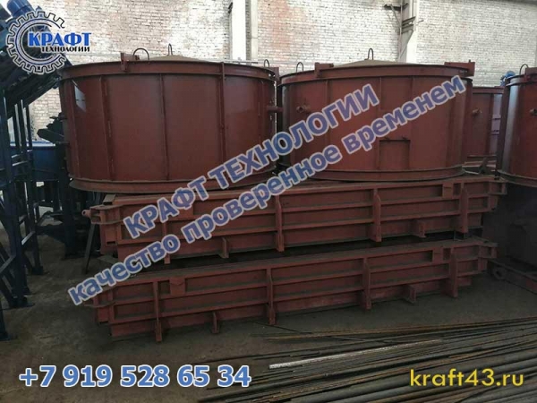 Производство ЖБИ в металлоформе КС 10.6
