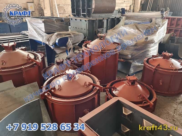 Производство ЖБИ в металлоформе КС 7.6