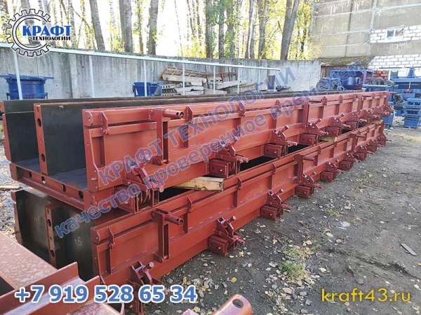 Металлоформа свай С160.40 для ЖБИ