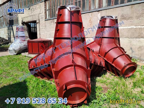 Комплектация металлоформы Т-5 тетрапод