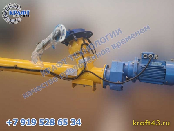Комплектация шнекового питателя (конвейера) ШК-6000
