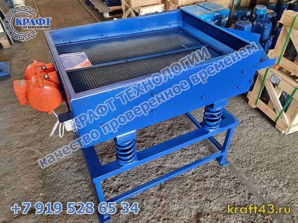 Монтаж вибросита ВС2 (380 В)